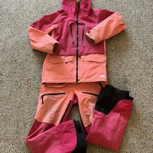 Stio figment Jacket and bibs